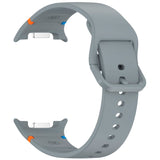 Samsung Galaxy Watch 8 / 8 Classic (40 / 44 / 46mm) - EIDERWOOD Silikone Rem m. Sylinje - Grey