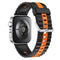 Huawei Watch Fit 4 Pro / 4 / 3 EIDERWOOD Tofarvet Silikone Smartwatch Rem - Sort / Orange
