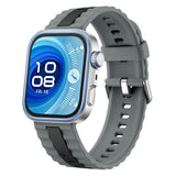 Huawei Watch Fit 4 Pro / 4 / 3 EIDERWOOD Tofarvet Silikone Smartwatch Rem - Grå / Sort