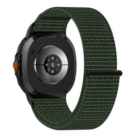 Samsung Galaxy Watch 8 / 8 Classic (40 / 44 / 46mm) - EIDERWOOD Nylon Rem - Grøn