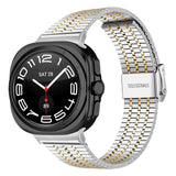 Samsung Galaxy Watch 8 / 8 Classic (40 / 44 / 46mm) - EIDERWOOD Stål Rem - Sølv / Guld
