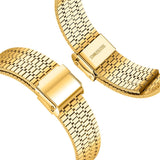 Samsung Galaxy Watch 8 / 8 Classic (40 / 44 / 46mm) - EIDERWOOD Stål Rem - Guld