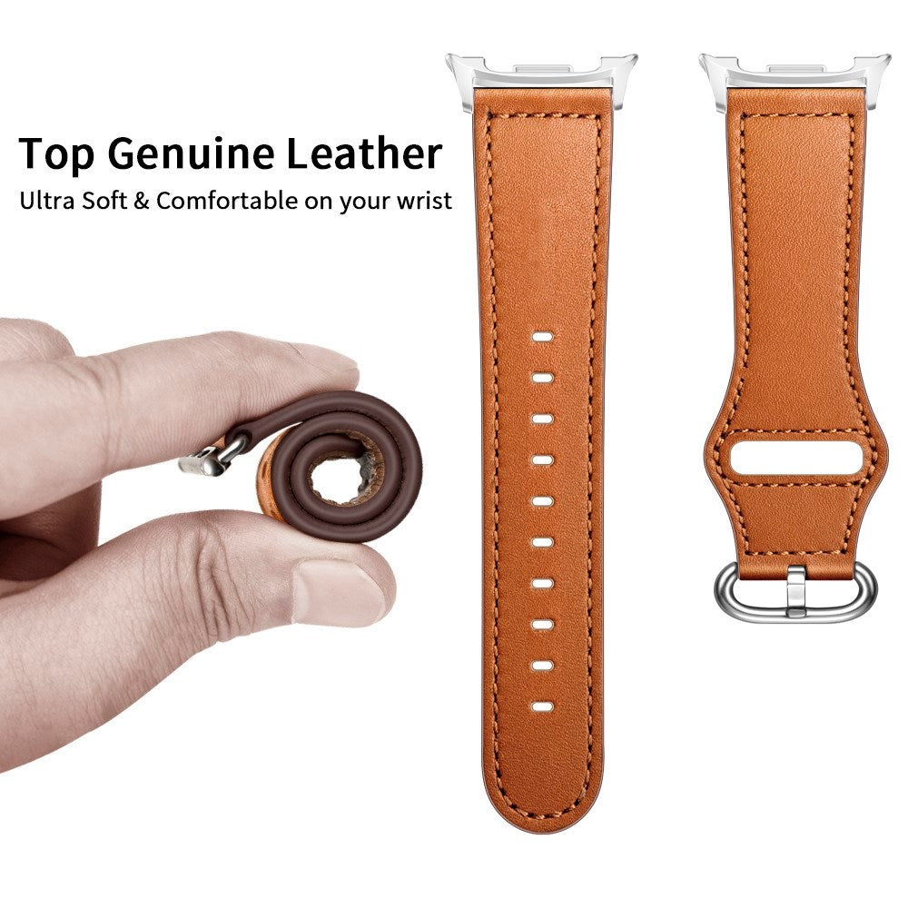 Samsung Galaxy Watch 8 / 8 Classic (40 / 44 / 46mm) - Kunstlæder Rem - Brun