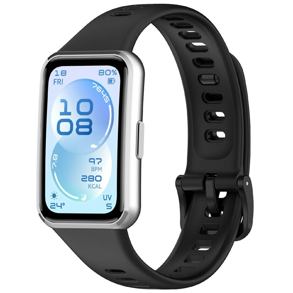 Huawei Band 11 / 11 Pro EIDERWOOD Silikone Urrem - Sort