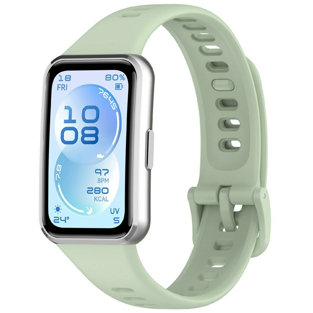 Huawei Band 11 / 11 Pro EIDERWOOD Silikone Urrem - Lysegrøn