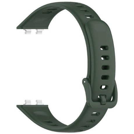 Huawei Band 11 / 11 Pro EIDERWOOD Silikone Urrem - Mørkegrøn