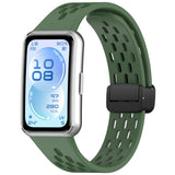 Huawei Band 11 / 11 Pro EIDERWOOD Hullet Silikonerem - Grøn