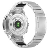 Universal Garmin 22mm QuickFit EIDERWOOD Titanium Smartwatch Rem m. Farvet Silikone - Sølv / Sort