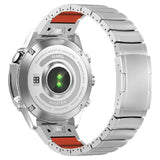 Universal Garmin 26mm QuickFit EIDERWOOD Titanium Smartwatch Rem m. Farvet Silikone - Sølv / Orange
