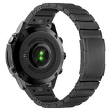 Universal Garmin 26mm QuickFit EIDERWOOD Titanium Smartwatch Rem m. Farvet Silikone - Sort