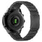 Universal Garmin 26mm QuickFit EIDERWOOD Titanium Smartwatch Rem m. Farvet Silikone - Sort