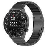Universal Garmin 26mm QuickFit EIDERWOOD Titanium Smartwatch Rem m. Farvet Silikone - Sort
