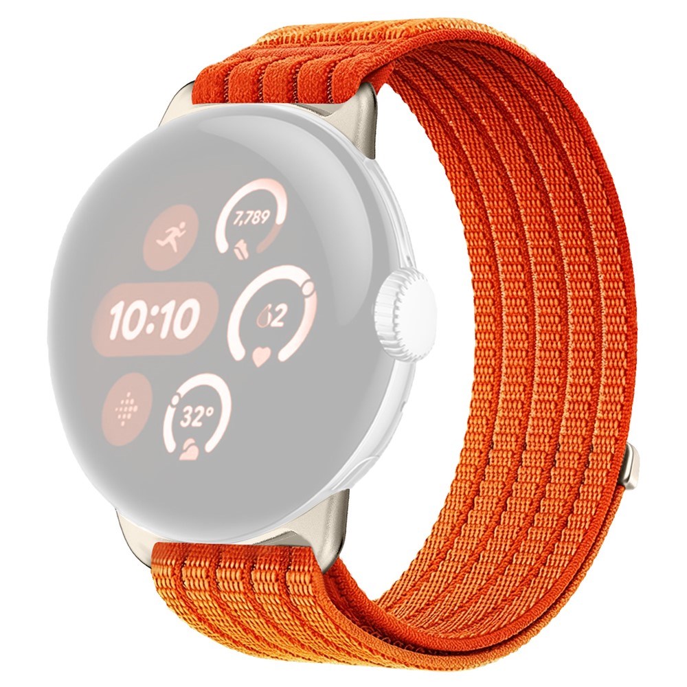 Google Pixel Watch 4 / 3 / 2 / 1 (41mm) EIDERWOOD Nylonrem - Orange