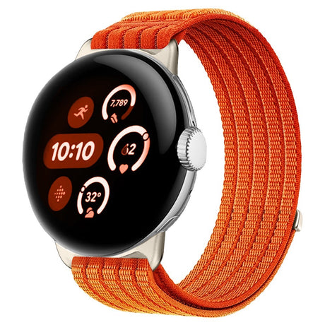 Google Pixel Watch 4 / 3 / 2 / 1 (41mm) EIDERWOOD Nylonrem - Orange