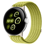 Google Pixel Watch 4 / 3 / 2 / 1 (41mm) EIDERWOOD Nylonrem - Grøn