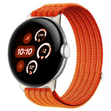 Google Pixel Watch 4 / 3 (45mm) EIDERWOOD Nylonrem - Orange