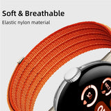 Google Pixel Watch 4 / 3 (45mm) EIDERWOOD Nylonrem - Orange