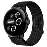 Google Pixel Watch 4 / 3 (45mm) EIDERWOOD Nylonrem - Sort
