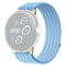 Google Pixel Watch 4 / 3 (45mm) EIDERWOOD Nylonrem - Lyseblå