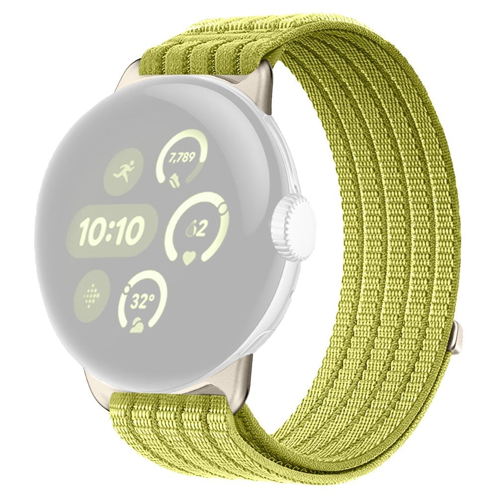 Google Pixel Watch 4 / 3 (45mm) EIDERWOOD Nylonrem - Grøn