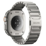 Aulumu Apple Watch (42/44/SE/45/46/49mm) C01 Titanium Urrem - Sølv
