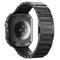 Aulumu Apple Watch (42/44/SE/45/46/49mm) C01 Titanium Urrem- Sort