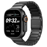 Aulumu Apple Watch (42/44/SE/45/46/49mm) C01 Titanium Urrem- Sort