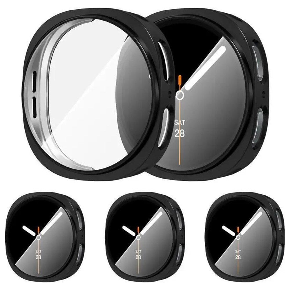 Samsung Galaxy Watch 8 / 9 (40mm) EIDERWOOD Rustfri Stål Urrem m. Fleksibel Plast Cover - Sølv