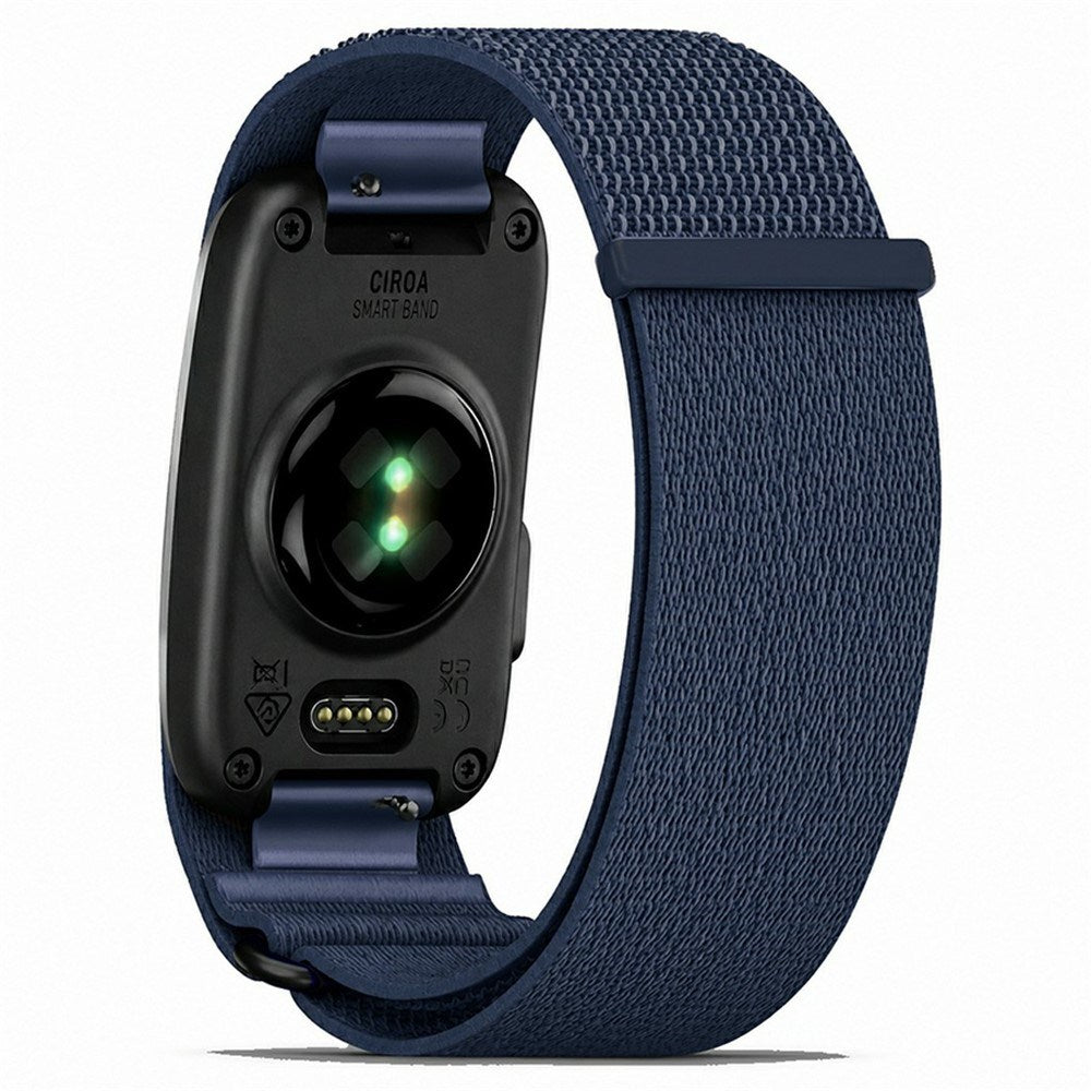 EIDERWOOD Garmin CIRQA Smart Band Nylon Urrem - Str. S-M - Blå