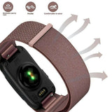 EIDERWOOD Garmin CIRQA Smart Band Nylon Urrem - Str. S-M - Blå
