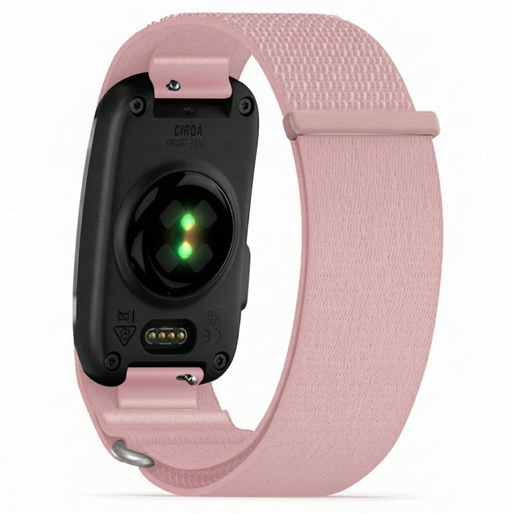 EIDERWOOD Garmin CIRQA Smart Band Nylon Urrem - Str. S-M - Lyserød