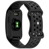 EIDERWOOD Garmin CIRQA Smart Band Silikone Urrem med Ventilationshuller - Sort