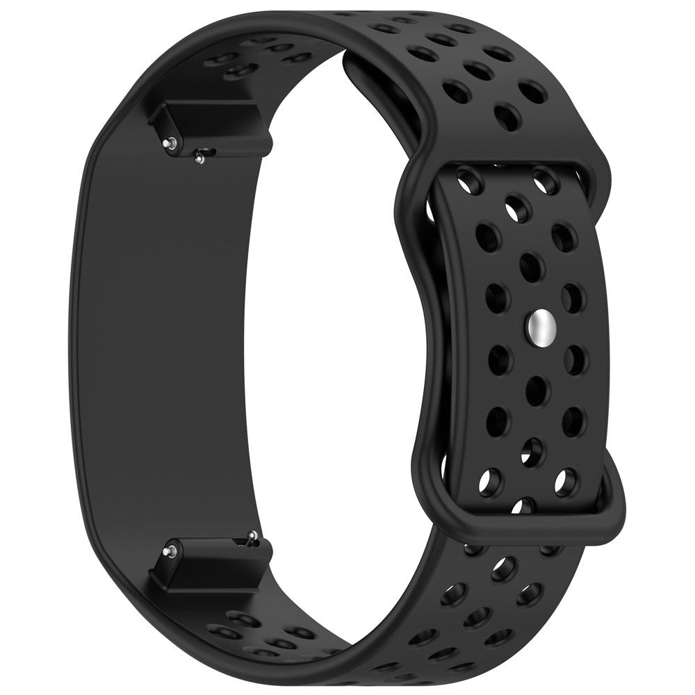 EIDERWOOD Garmin CIRQA Smart Band Silikone Urrem med Ventilationshuller - Sort