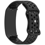 EIDERWOOD Garmin CIRQA Smart Band Silikone Urrem med Ventilationshuller - Sort