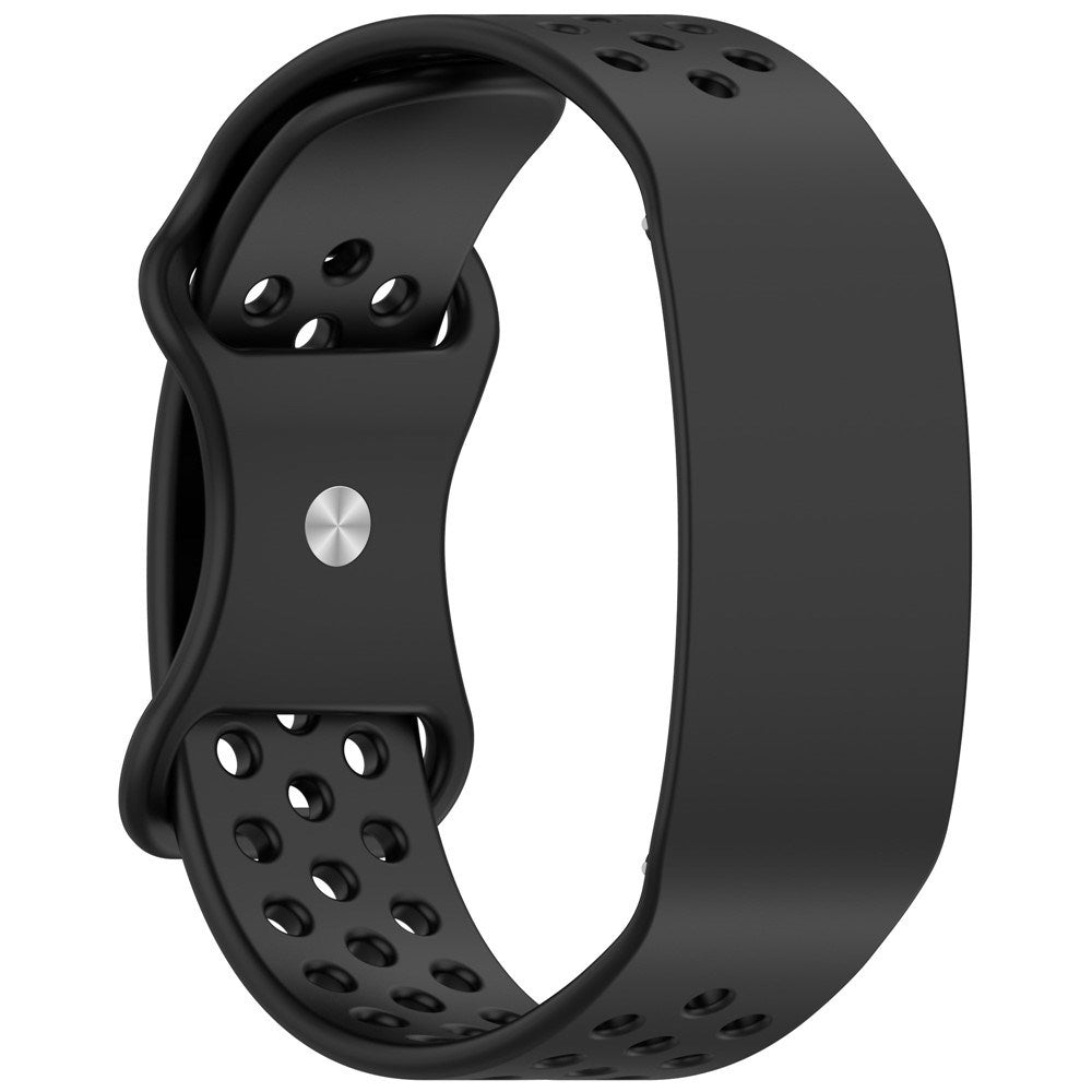 EIDERWOOD Garmin CIRQA Smart Band Silikone Urrem med Ventilationshuller - Sort
