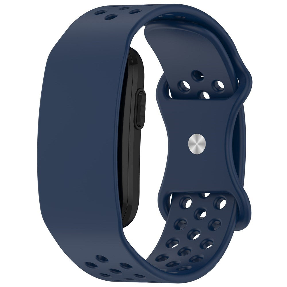 EIDERWOOD Garmin CIRQA Smart Band Silikone Urrem med Ventilationshuller - Mørkeblå