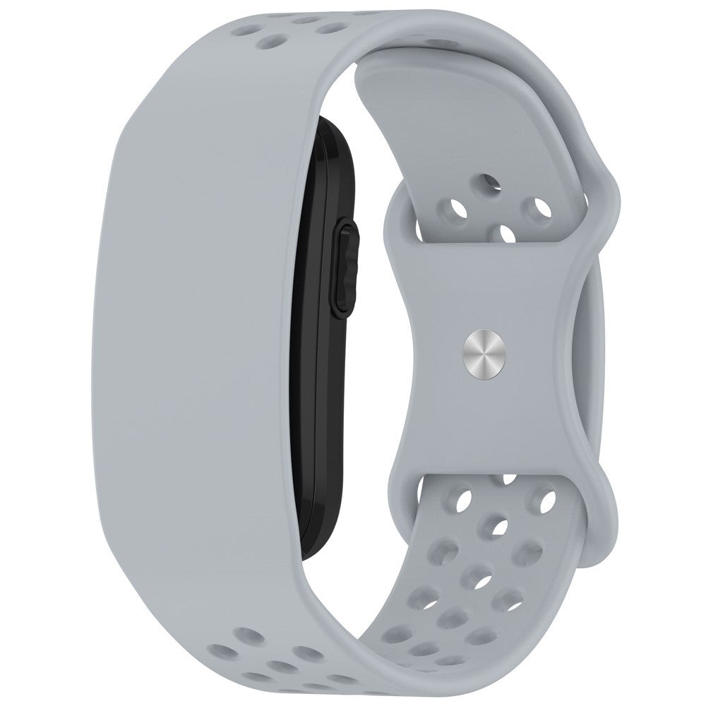 EIDERWOOD Garmin CIRQA Smart Band Silikone Urrem med Ventilationshuller - Lysegrå