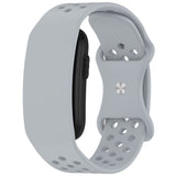 EIDERWOOD Garmin CIRQA Smart Band Silikone Urrem med Ventilationshuller - Lysegrå