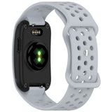 EIDERWOOD Garmin CIRQA Smart Band Silikone Urrem med Ventilationshuller - Lysegrå