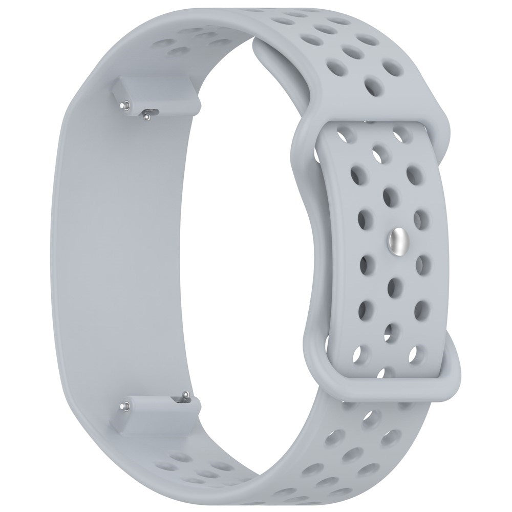 EIDERWOOD Garmin CIRQA Smart Band Silikone Urrem med Ventilationshuller - Lysegrå