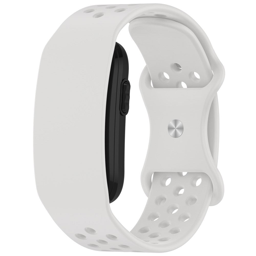 EIDERWOOD Garmin CIRQA Smart Band Silikone Urrem med Ventilationshuller - Gråhvid