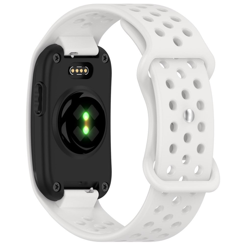 EIDERWOOD Garmin CIRQA Smart Band Silikone Urrem med Ventilationshuller - Gråhvid
