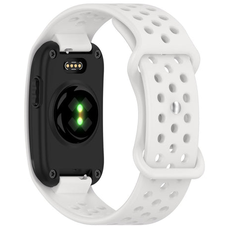 EIDERWOOD Garmin CIRQA Smart Band Silikone Urrem med Ventilationshuller - Gråhvid