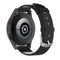 Universell stropp for 20mm Smartwatch - Skinn - Mattsvart