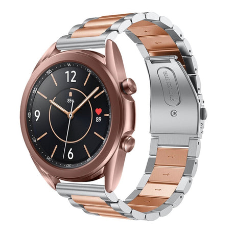 Universal Smartwatch (20mm) - Rustfri Stål Rem - Sølv / Rose Gold