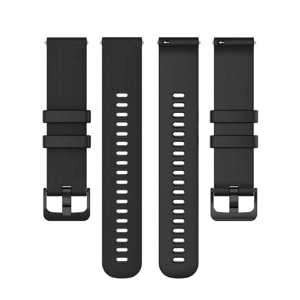 Smartwatch Universal Silikonstropp (20mm) - Svart