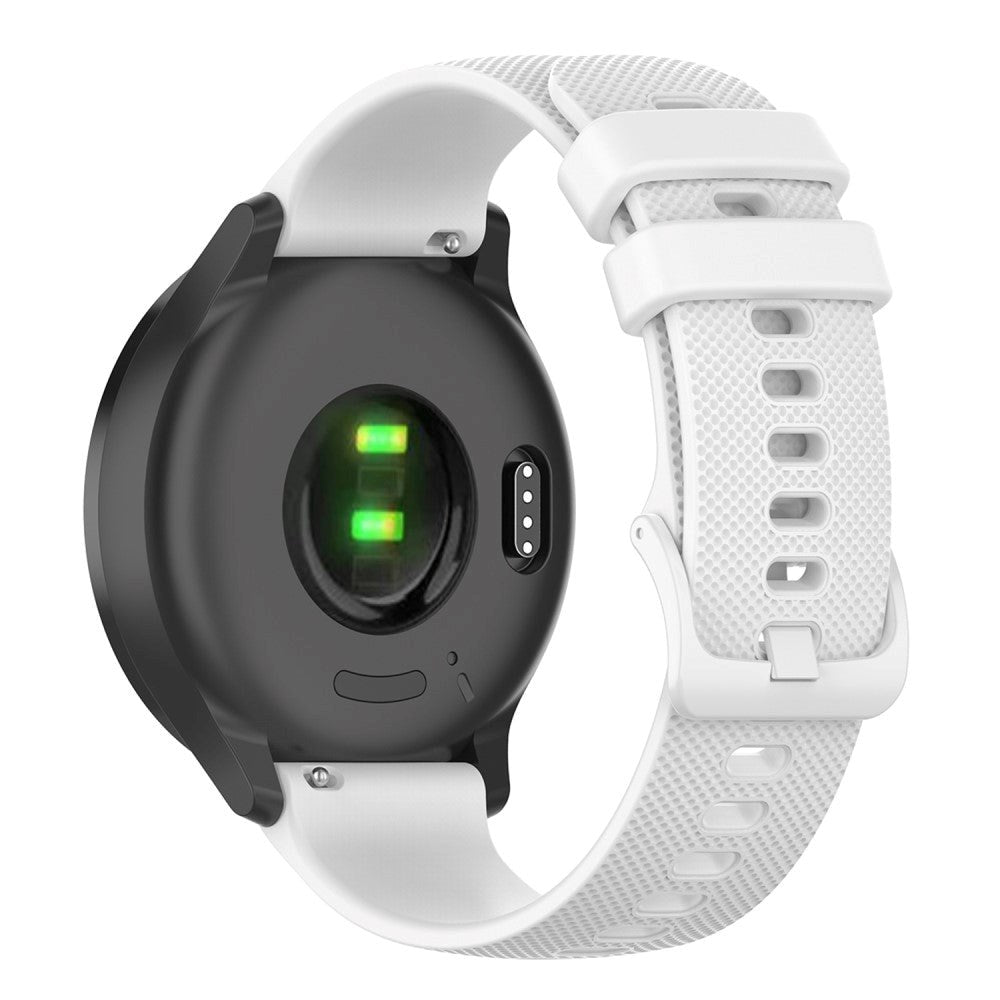 Smartwatch Universal Silikonstropp (20mm) - Hvit