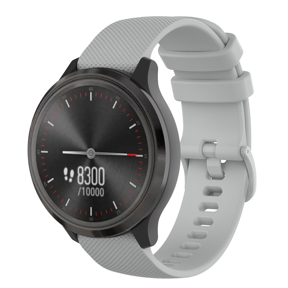 Smartwatch Universal Silikonstropp (20mm) - Grå