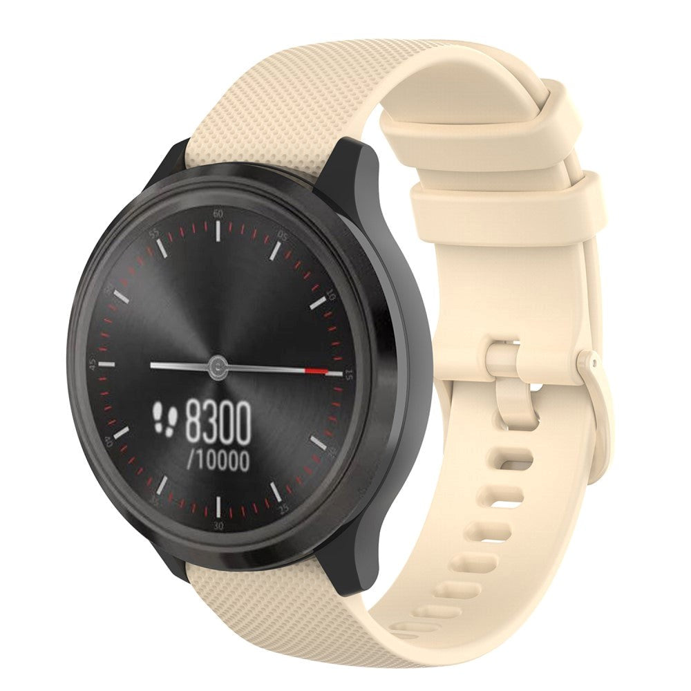 Smartwatch Universal Silikonstropp (20mm) - Beige