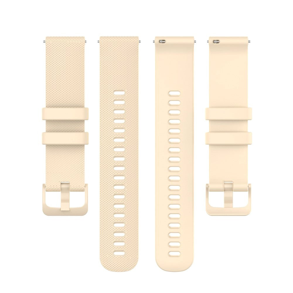 Smartwatch Universal Silikonstropp (20mm) - Beige